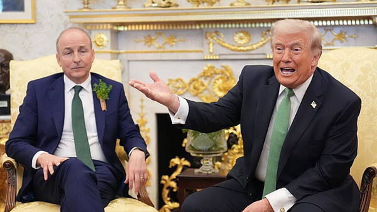Trump says energy prices in Ireland will ‘drop like a rock’ after Iran war ends