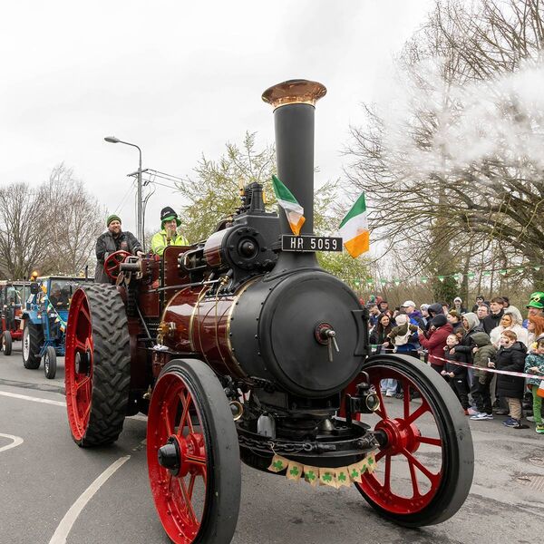 A vintage steam engine 