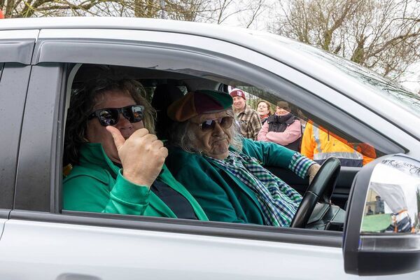 Richie Kavanagh and his son, James 