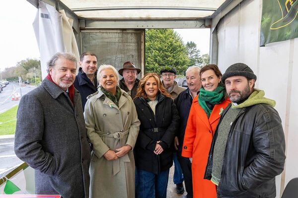 Public representatives at the parade 