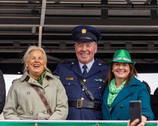 Minister of state Jennifer Murnane O'Connor TD, Superintendent Anthony Farrell and Cllr Andrea Dalton. Pic: © Michael O'Rourke Photography 2026
