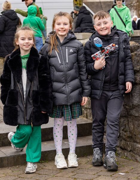 Lily and Callie Maloney and Mikey Connors. Pic: © Michael O'Rourke Photography 2026