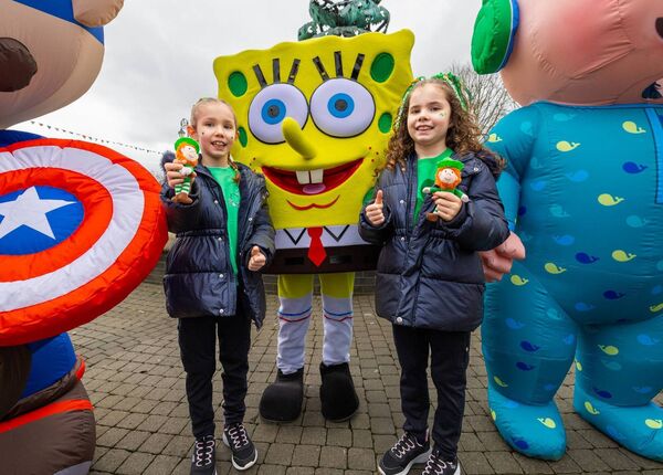 Sisters Zoe and Hazel Comerford were snapped during the St. Patrick’s Day festivities in Carlow. Pic: © Michael O'Rourke Photography 2026