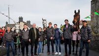 Cheltenham Festival winners receive rousing reception in Leighlinbridge
