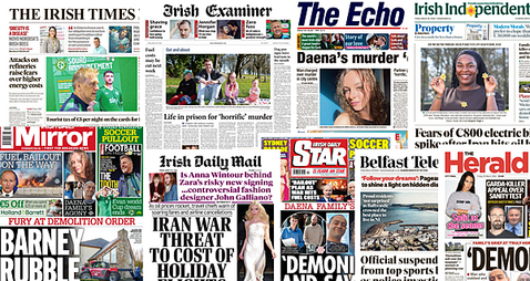 What the papers say: Friday's front pages