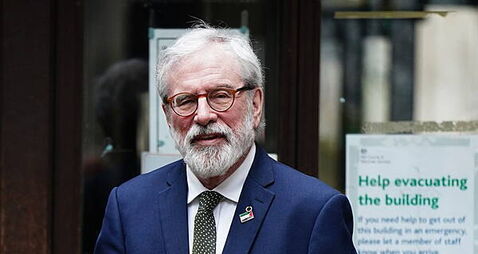 Civil case taken by IRA victims ‘verged on show trial’, Gerry Adams says