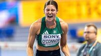 Kate O'Connor in third place after three events of the penthatalon in World Indoor championships