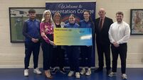 Presentation students present €5,000 cheque to Éist
