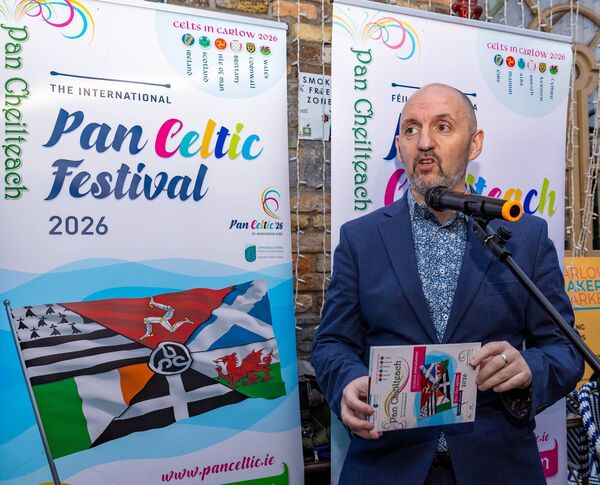 Kieran Comerford (Head of Economic Development & Enterprise at Carlow County Council) speaking at the launch Kieran Comerford (Head of Economic Development & Enterprise at Carlow County Council) speaking at the launch