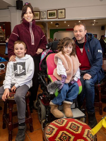Roxanne with her parents Máirin and Declan and her brother Curtis before the 'Run For Roxanne' fundraiser at Graiguecullen GAA Photos: Michael O'Rourke Photography Roxanne with her parents Máirin and Declan and her brother Curtis before the 'Run For Roxanne' fundraiser at Graiguecullen GAA Photos: Michael O'Rourke Photography