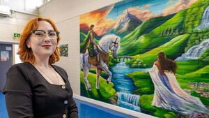 Kirstie’s mural brings Tír na nÓg to life in Carlow town