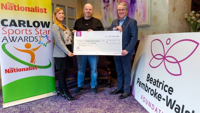 Beatrice Pembroke-Walsh Foundation receives raffle proceeds from The Nationalist Sports Star Awards