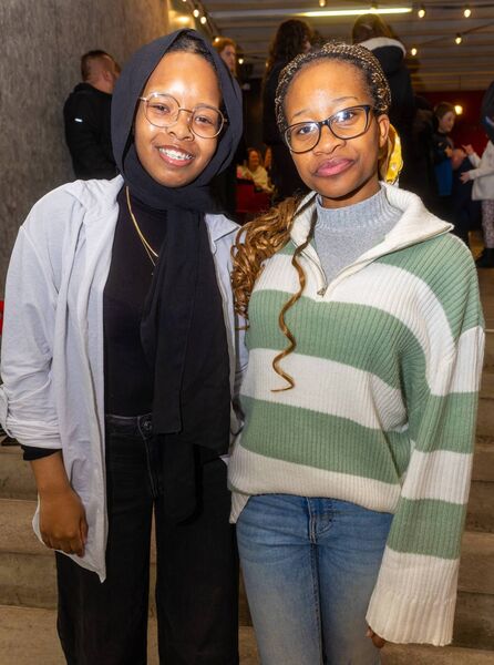 In the audience were Mirian Ibriham and Divine Ndlovu