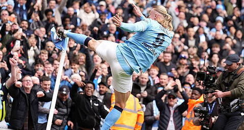 Erling Haaland hat-trick helps Manchester City to crushing win against Liverpool