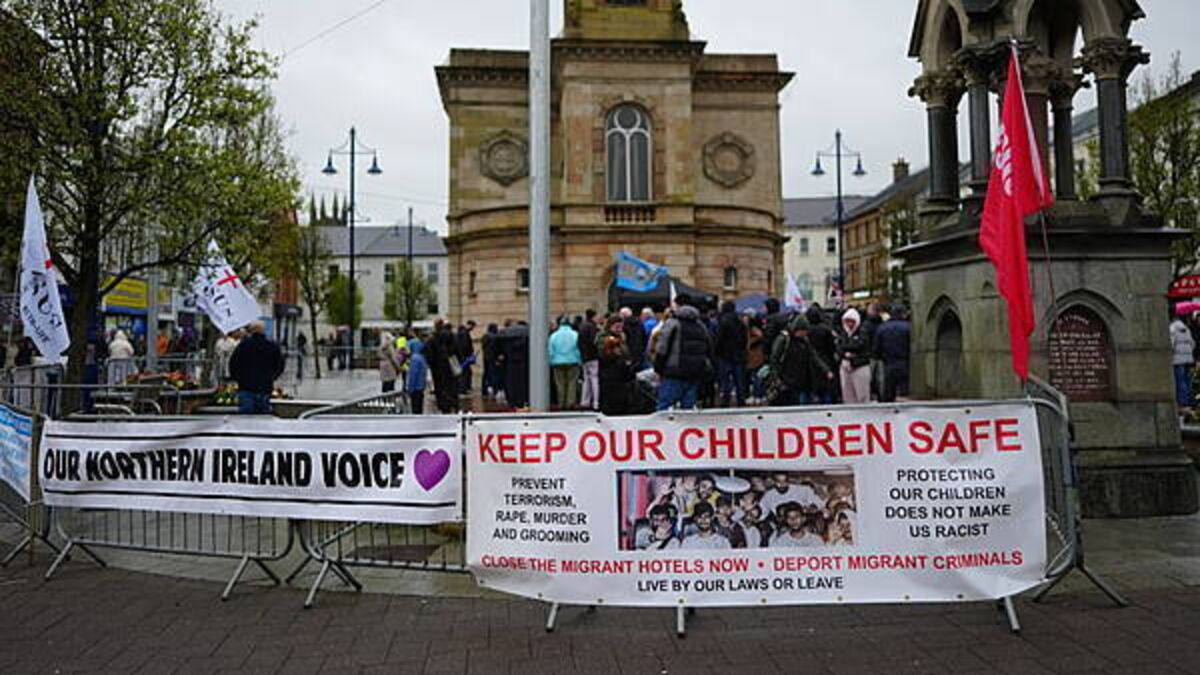 Rally in Coleraine hears concerns around immigration