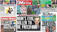 What the papers say: Sunday's front pages