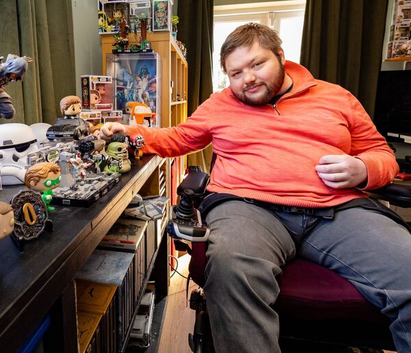 Oisín Pollard from Bagenalstown who suffers from Friedreich's Ataxia Photo: Michael O'Rourke