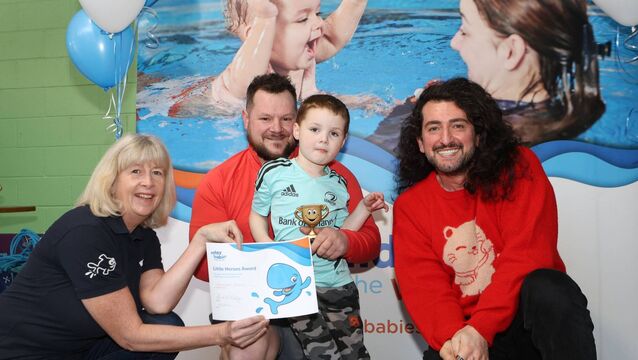Christopher scoops Water Babies award