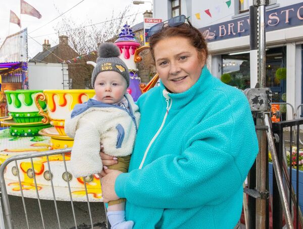 Lorraine Keating and her son Paudie Flynn