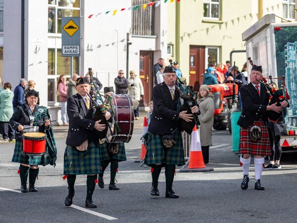 Members of the Rathdrum Pipe Band