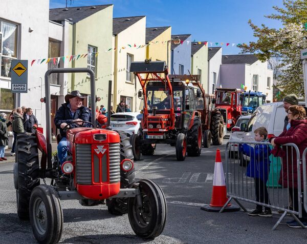 Lots of vintage machinery were on show at the Hacketstown Easter Parade