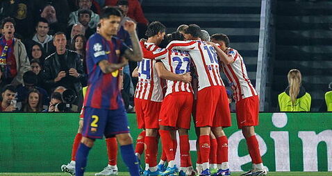 Atletico Madrid stun 10-man Barcelona to take control of Champions League tie