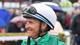 <p>Now in his 41st year as a jockey, Niall McCullagh rode his first winner of the new flat season in Gowran Park on Wednesday Photo: ©INPHO/Tom Maher</p> <p>Now in his 41st year as a jockey, Niall McCullagh rode his first winner of the new flat season in Gowran Park on Wednesday Photo: ©INPHO/Tom Maher</p>