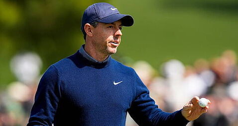 Back-to-back birdies steady defending Masters champion Rory McIlroy