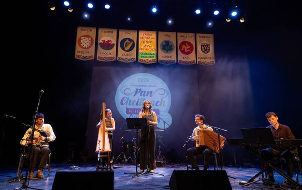 The group Buntanas representing Alba performing at the Pan Celtic International Song Contest in Visual. Pic: © Michael O'Rourke Photography 2026 The group Buntanas representing Alba performing at the Pan Celtic International Song Contest in Visual. Pic: © Michael O'Rourke Photography 2026