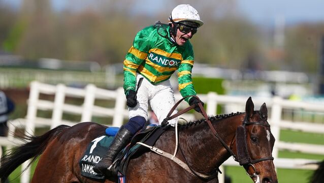 <p>I Am Maximus ridden by Paul Townend, after winning the Randox Grand National. Photo: Owen Humphreys/PA Wire.</p>