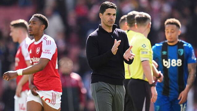 Mikel Arteta: Arsenal’s defeat to Bournemouth is a big punch in the face