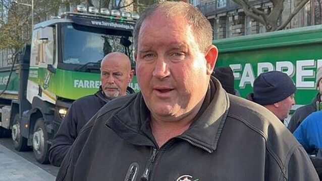 Fuel protesters in Dublin ‘ambushed’ in late-night Garda operation, spokesman says