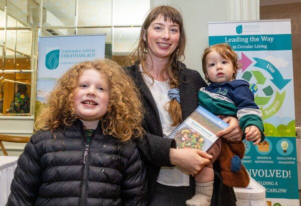 Eillís Galvez and her children Cualli and Judah 