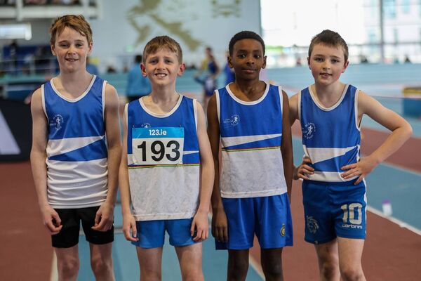 SLOT Boys U12 relay team.