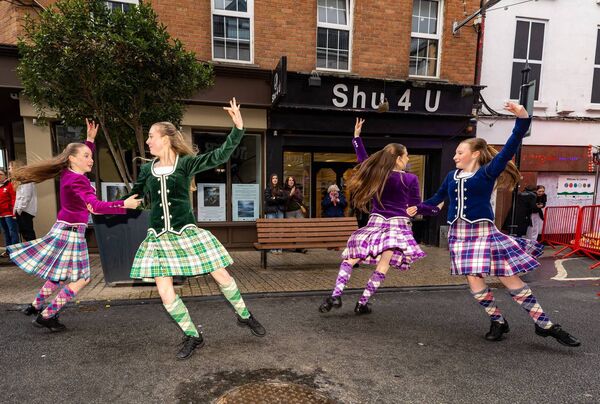 These Highland dancers made quite an impression on the crowds! 
