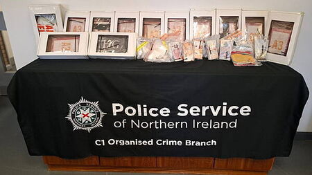 Cocaine worth €1.6m found during house search in Co Down