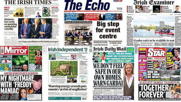 What the papers say: Tuesday's front pages