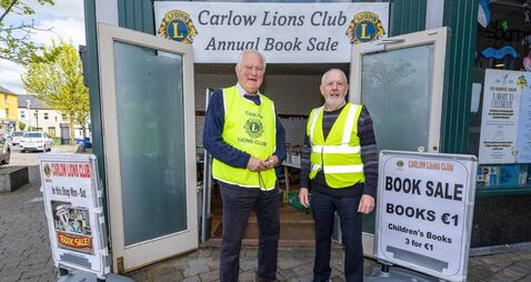 Lions Club book fair returns to Potato Market, Carlow 
