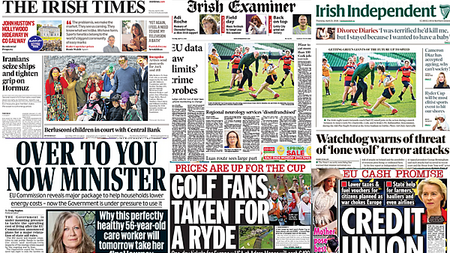 What the papers say: Thursday's front pages