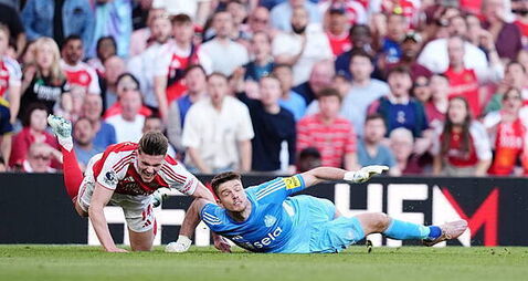 Refereeing decisions anger Mikel Arteta but Arsenal hit the front again