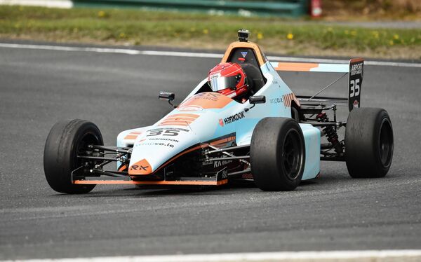Richard Kearney on his way to winning the Airportcars.ie Formula Sheane race at Mondello Park, Kildare Photo: Barry Cregg.