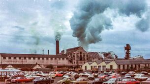 <p>Carlow Sugar Factory in 1981 Photo: Dermot O'Brien </p>