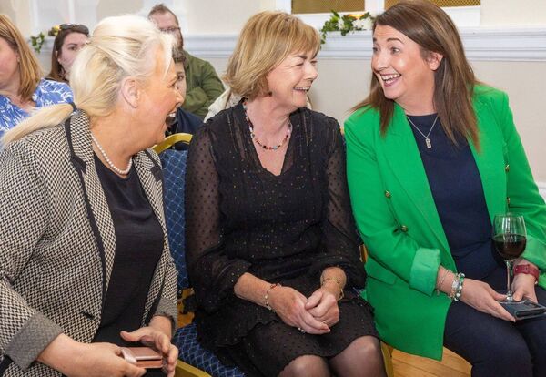 Minister Jennifer Murnane O'Connor, Majella Swan (recipient of a Cathaoirleach Award) and cllr Andrea Dalton