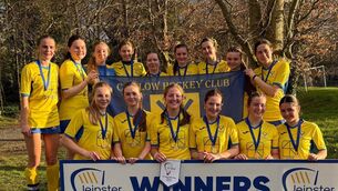 <p>Carlow HC Inter 1 team; Junior Jacqui Potter Plate winners.</p>