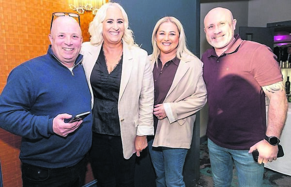 Wayne Murphy, Mary Claire Branagan, Aoife Scully and Peter Branagan  	Photos: Michael O’Rourke Photography
                    