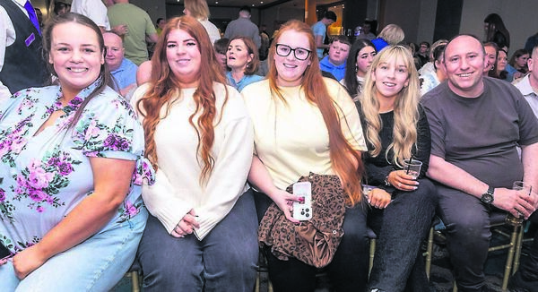 Aoife Nolan, Róisín and Cathy Lowry, Chloe Nolan and Martin Shannon