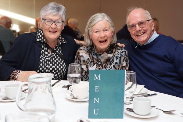 Kay Byrne, Mary Fitzpatrick and Fr Tommy Dillon