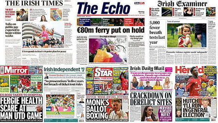 What the papers say: Monday's front pages