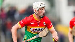 <p>Carlow's Fiachra Fitzpatrick is chomping at the bit for Carlow's Joe McDonagh Cup clash with Down this Saturday. Photo: INPHO/Tom Maher.</p>
