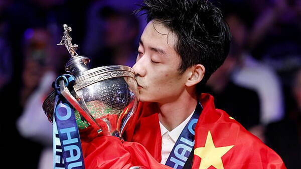 Wu Yize pips Shaun Murphy in last-frame decider to become world snooker champion